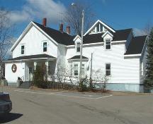 Front elevation of the Civic Building, Parrsboro, NS, 2007, including side ell.; Heritage Division, NS Dept. of Tourism, Culture and Heritage, 2007.