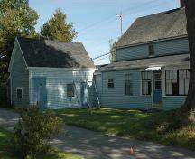 Northwest corrner of the Cross-Therrio House, Annapolis Royal, Nova Scotia, 2007.; Heritage Division, NS Dept. of Tourism, Culture and Heritage, 2007