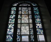 Sainte-Anne-de-Madawaska Church - stained-glass window details; Sainte-Anne-de-Madawaska