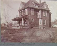Charles Morrissy Residence, looking southwest, 1914.; Miramichi Historical Society