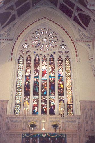 Stained glass in Christ's Church Cathedral – 1993