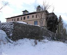 Exterior showing context and rear elevator addition; OHT, 2006
