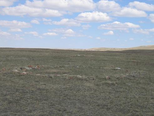 View across site, looking southwest