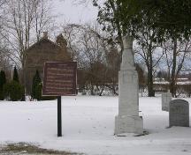 View of the Henson Family Cemetery located northwest of the church – December 2005; OHT, 2005