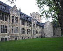 View of west elevation of the School for the Deaf, Winnipeg, 2005; Historic Resources Branch, Manitoba Culture, Heritage and Tourism, 2005