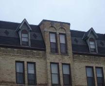 The unique dormer windows and slate roof contribute greatly to the character of the building, 2007.; Lindsay Benjamin, 2007