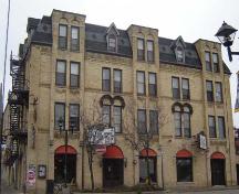 The façade of the Huether Hotel, demonstrating the Victorian influence, 2007.; Lindsay Benjamin, 2007