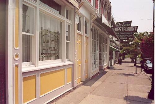 View of main façade looking east – July 2001