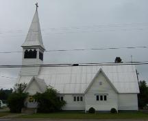 L'église anglicane de St. Andrew, vue latérale, 2007.; Village of Doaktown