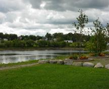 Contemporary view of Loyalist Landing on the St. Croix River.; Town of St. Stephen