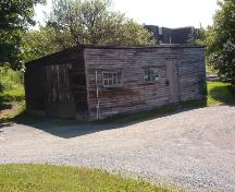 View of Squires Carriage House.  Long side facing west and the Barn. Photo taken July 2004.; Deborah O'Rielly/ HFNL 2007