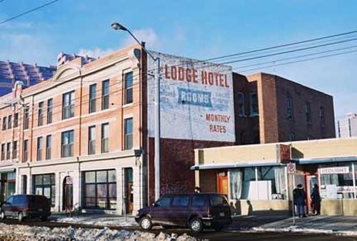 Front facade of the Lodge Hotel