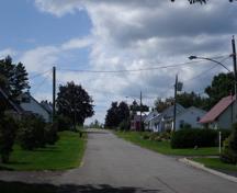 Overview of the streetscape; Carleton County Historical Society