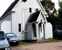 View prior to the expansion in 1994; Claudette Melanson