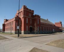 View looking southwest at the Prince of Wales Armoury Provincial Historic Resource, Edmonton (April 2006); Alberta Culture and Community Spirit, Historic Resources Management, 2006