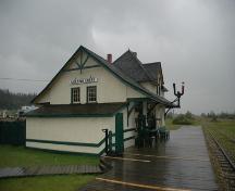 Canadian Northern Railway (CNoR) Station, Meeting Creek (August 2005); Alberta Culture and Community Spirit, Historic Resources Management, 2005