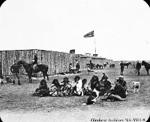 Fort Calgary, Alberta (circa 1878-1879); Glenbow Archives, NA-5501-9