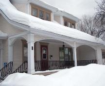 Side view of the house.; Madawaska Historical Society