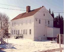 View of the northeast corner showing overall proportions of the building – March 1991; OHT, 1991