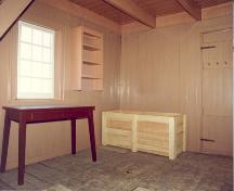 Interior view of the main floor showing furniture and restored finishes – March 1991; OHT, 1991
