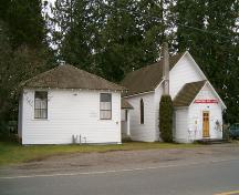 Exterior view of Hazelmere United Church, 2004.; City of Surrey, 2004