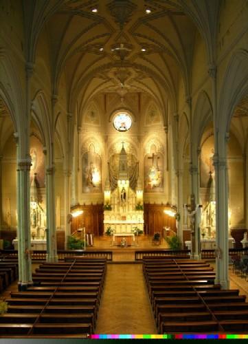 Interior south view of St. Brigid's Church – 2006