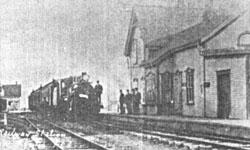 Train leaving Tignish Railway Station