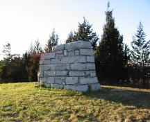 Pillar from the southeast corner; Michael Seaman, Town of Aurora