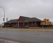 View of the front facade of the station, 2007.; Brett Quiring, 2007.