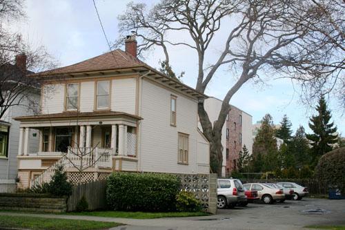 Oblique view from southeast