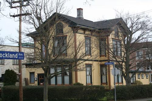 Oblique view from southwest