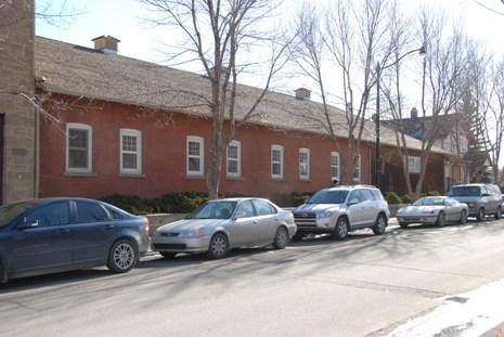 View of train station addition