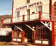 Façade avant du lieu historique national du Canada de l'Hôtel-Yukon, après la restauration.; Patrimoine Canada/ Heritage Canada