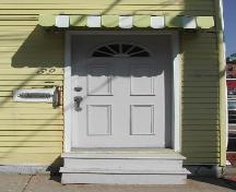This image provides a view of the main entrance of the building, 2005.; City of Saint John