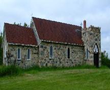 View of St. Thomas Anglican Church featuring the stone exterior, 2007.; Kasperksi, 2007.