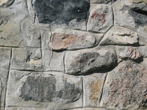 Stone wall detail