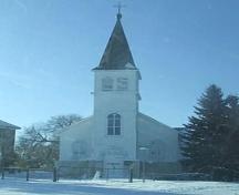 View of church at St. Joseph's Roman Catholic Church, Rectory and School, 2008.; J. Kasperski, 2008