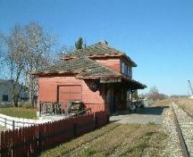 Looking northwest at the CNR Station in Cudworth, 2007; J. Winkel, 2007