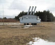 Gun emplacements, Fort Petrie, New Victoria, NS, 2008.; Heritage Division, NS Dept. of Tourism, Culture and Heritage, 2008