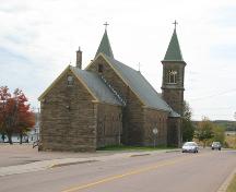 Rear view of the church taken from the northeast.; City of Dieppe