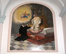 One of the paintings by Édouard Gautreau.; City of Dieppe