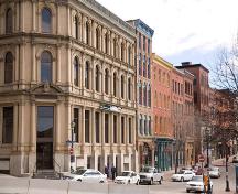 This image shows the building in its context along Prince William Street.; Commercial Properties Limited