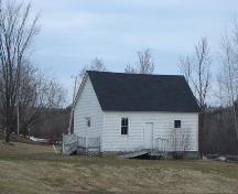 Front and side elevations of the back kitchen, looking north, 2008; Village of Blackville