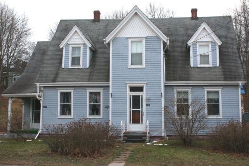 Showing west elevation