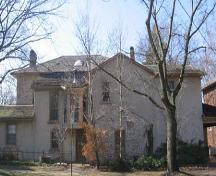 Featured is the Arthur Street elevation with asymmetrical additions.; Lindsay Benjamin, 2007