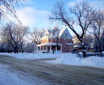 Contextual view of the Christie House, Brandon, 2005; Historic Resources Branch, Manitoba Culture, Heritage, Tourism and Sport, 2005