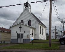 A photo of the front façade of All Saints Anglican Church; The Valley District Planning Commision