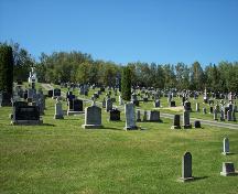 A photo of the front of the Assomption Cemetery (Portage Road); The Valley District Planning Commision