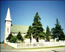 St. Peter's Anglican Church side elevation,  Catalina, Trinity Bay.; HFNL 2005