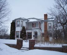 Main elevation of the Shillinglaw House, Brandon, 2005; Historic Resources Branch, Manitoba Culture, Heritage, Tourism and Sport, 2005